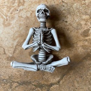 Trader Joe’s yoga Skeleton planter
